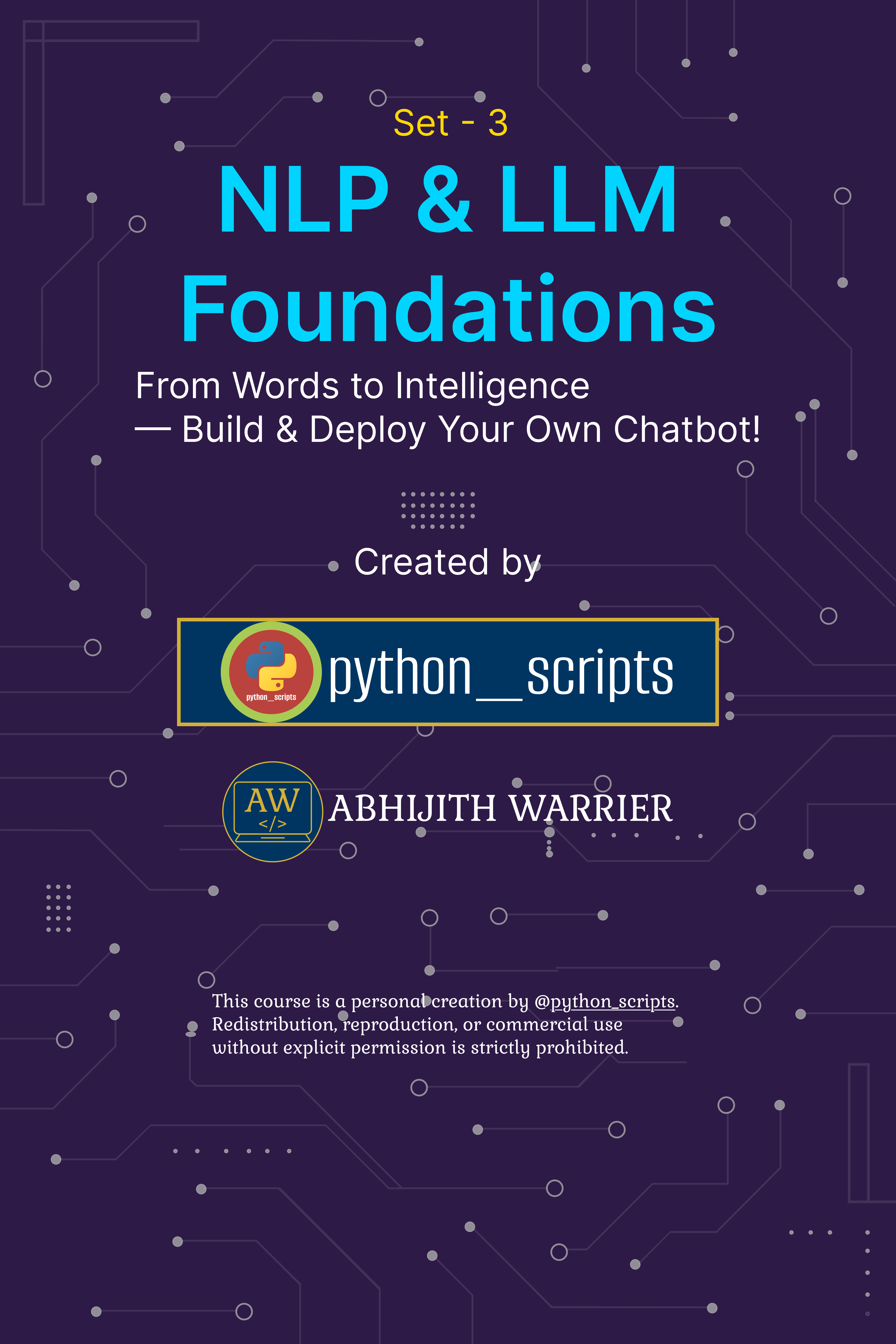 NLP & LLM Foundations — From Words to Intelligence