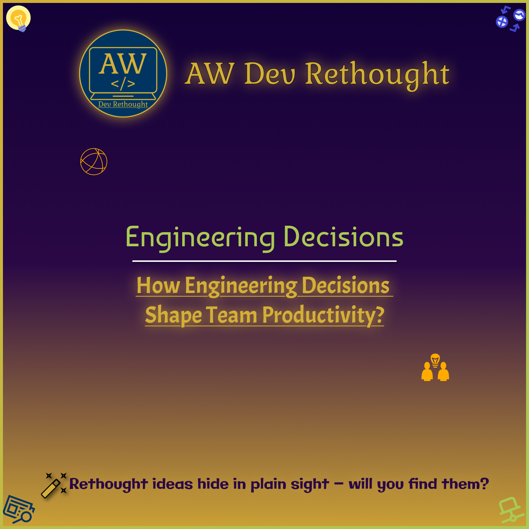 Engineering Decisions: How Engineering Decisions Shape Team Productivity?