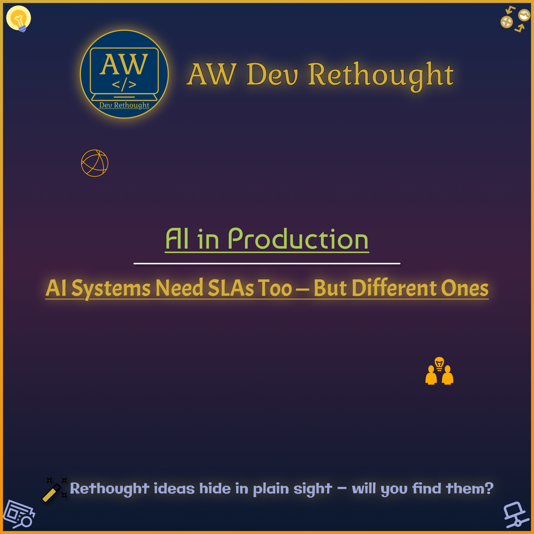 AI in Production: AI Systems Need SLAs Too — But Different Ones