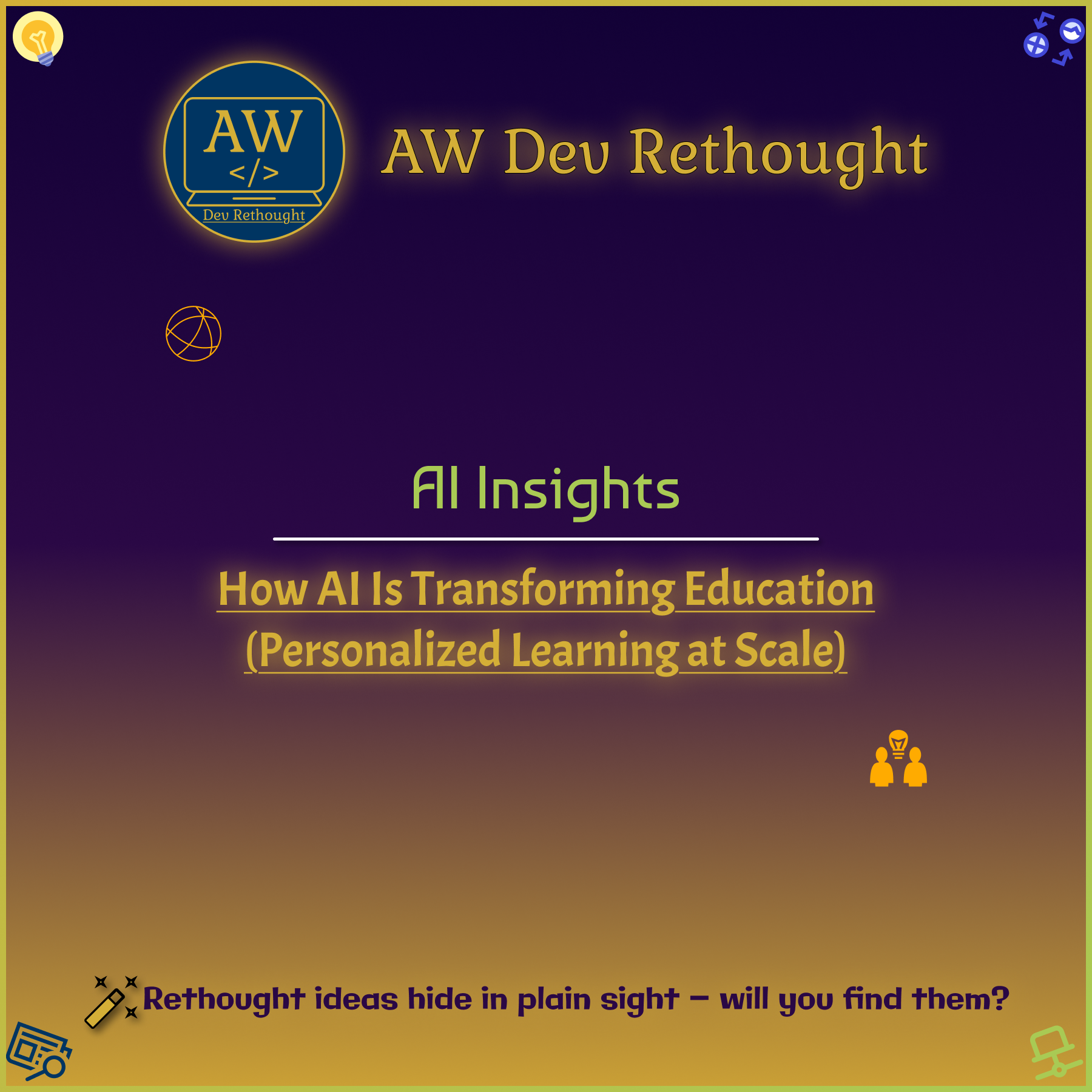 AI Insights: How AI Is Transforming Education (Personalized Learning at Scale)