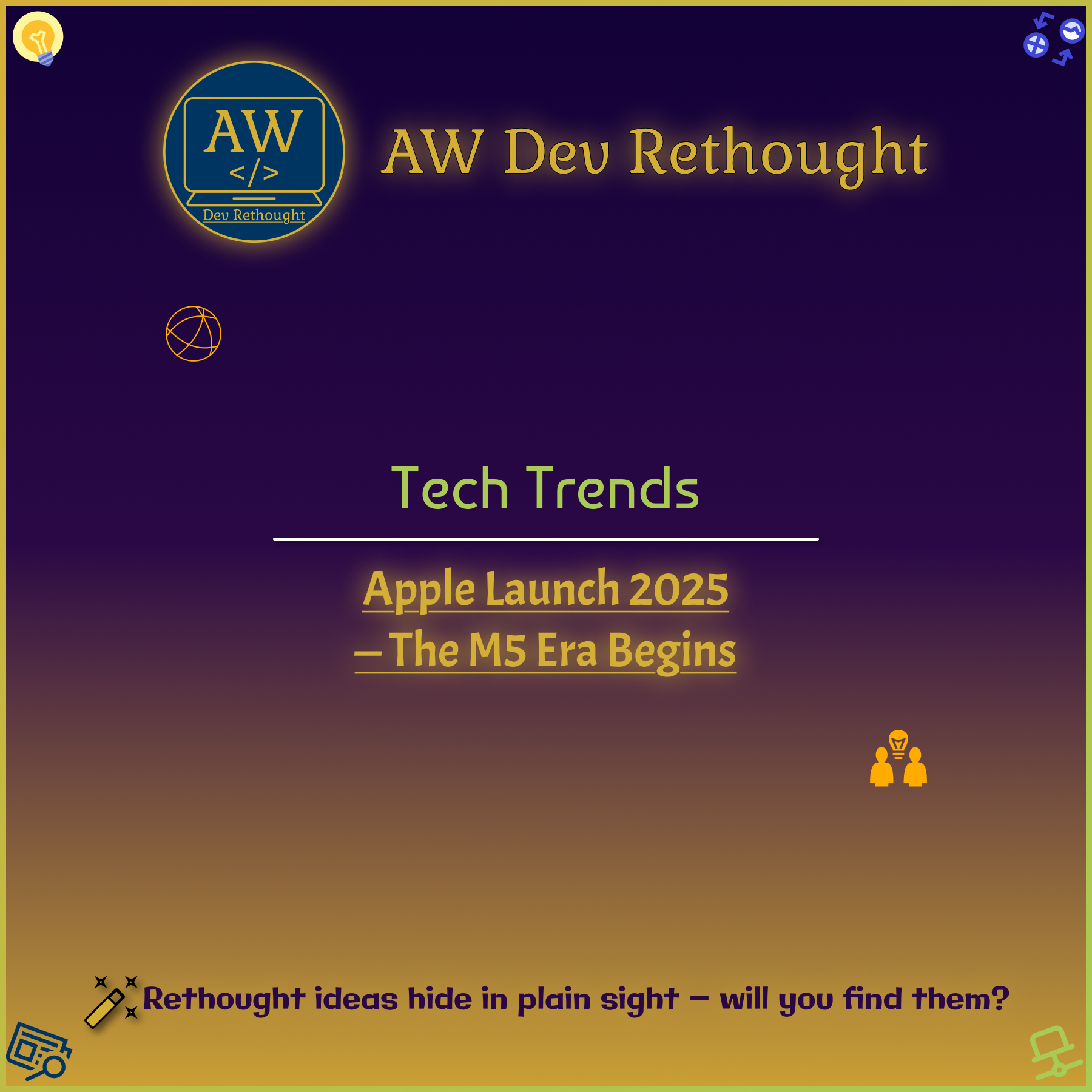 Tech Trends: Apple Launch 2025 — The M5 Era Begins