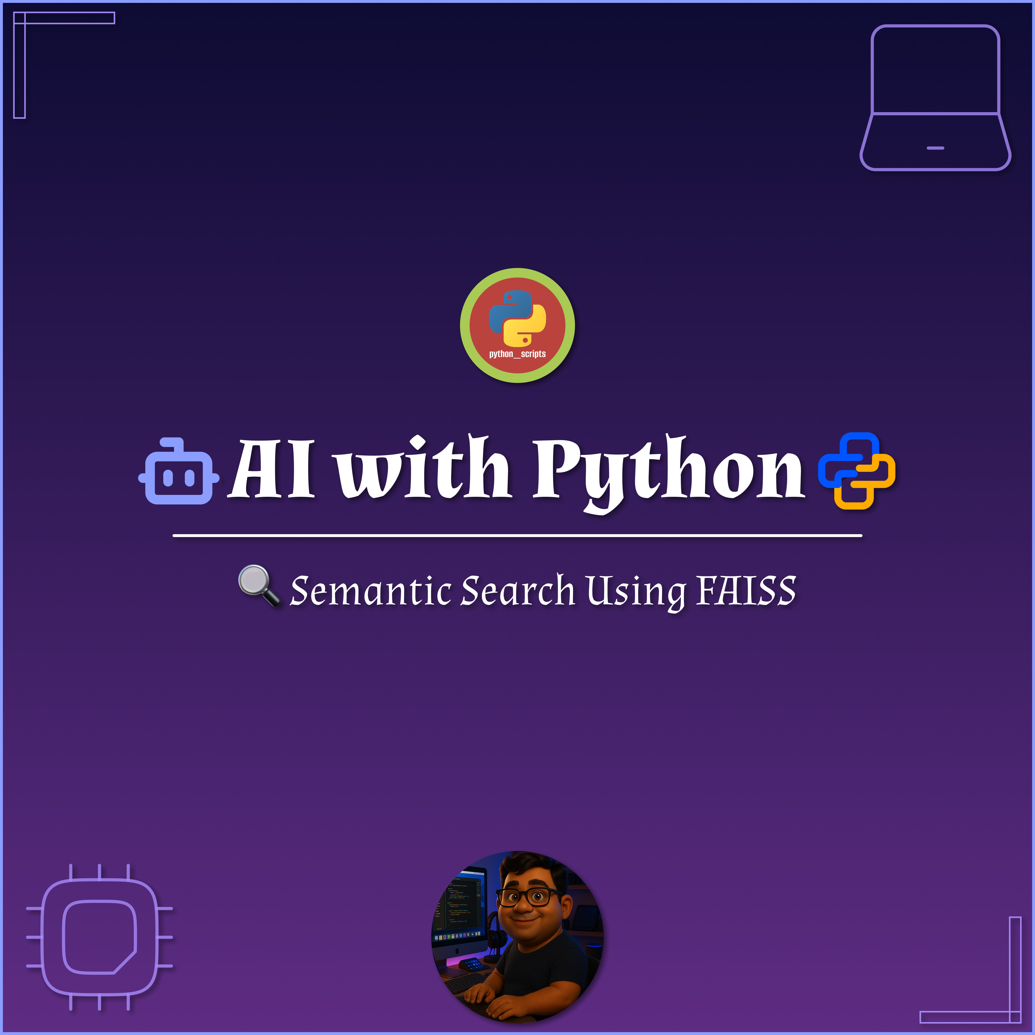 🧠 AI with Python – 🔍 Semantic Search Using FAISS