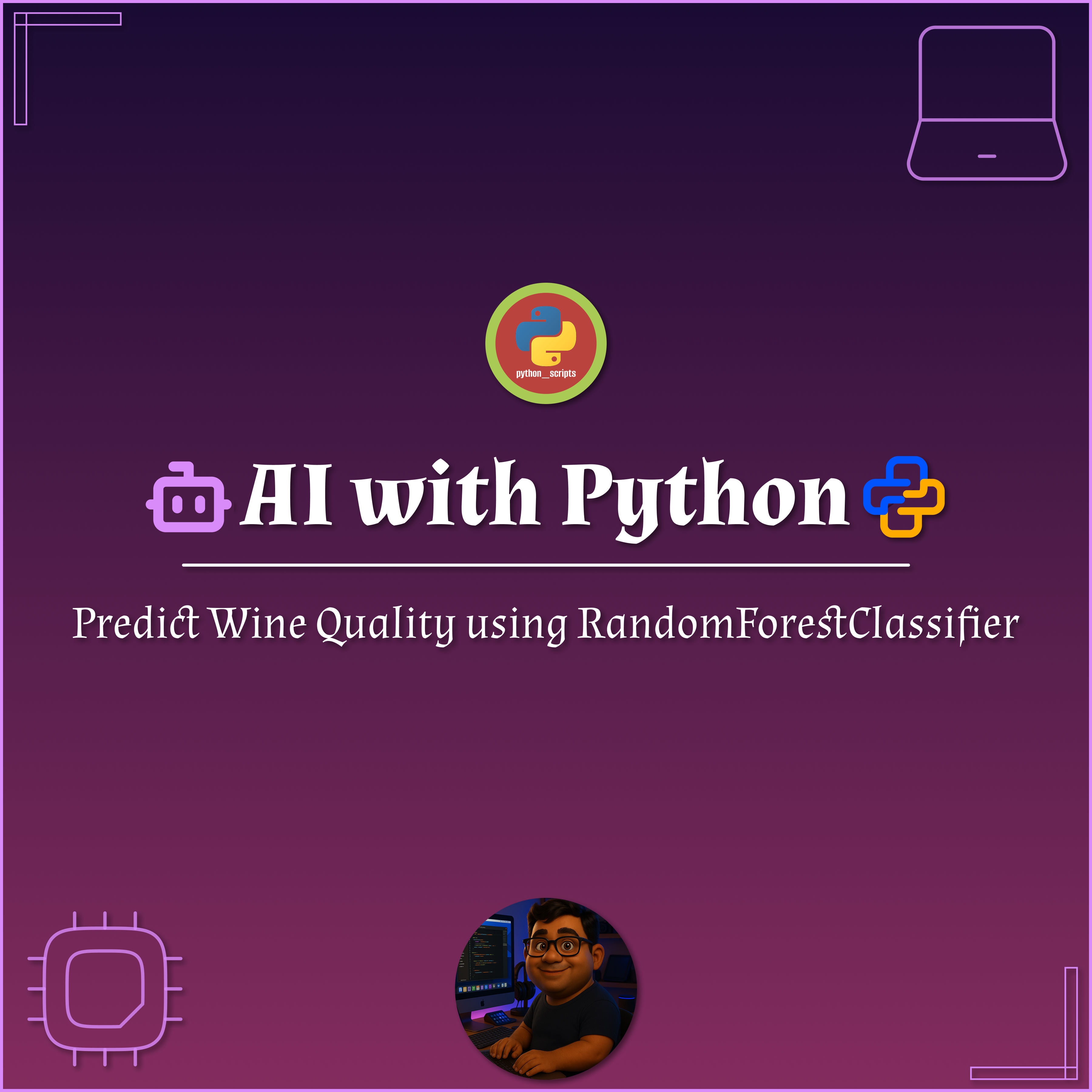 🧠 AI with Python – 🍷🌲 Predict Wine Quality using RandomForestClassifier