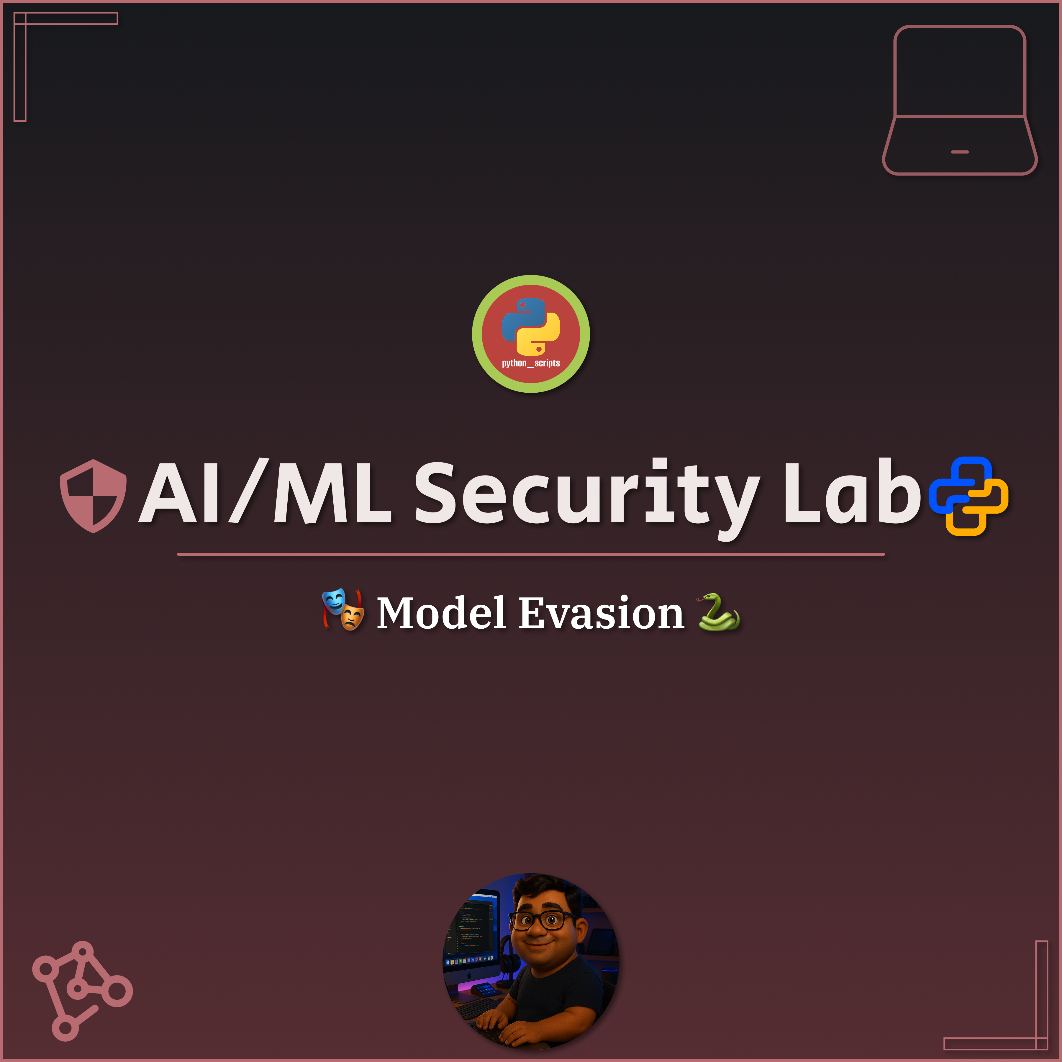 🔐 AI/ML Security Lab – 🎭 Model Evasion 🐍