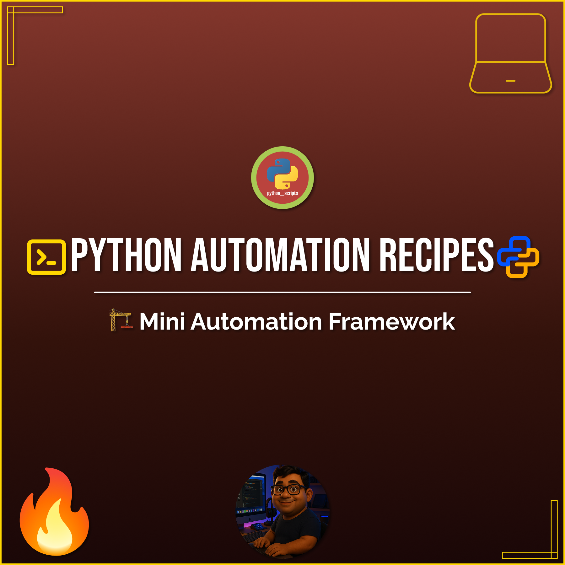 🧩 Python Automation Recipes – 🏗️ Mini Automation Framework