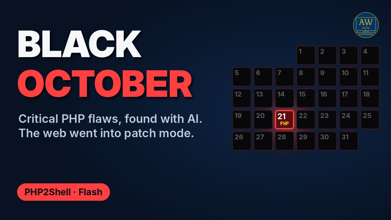 Black October: The PHP Flaws AI Found Before Hackers Did ⚡